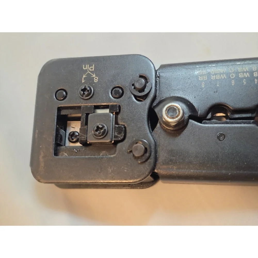 multifunctional RJ45 crimping tool cutting stripping crimping Cat5, Cat6 Cables